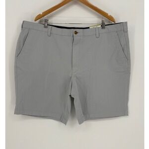 Club Room Chino Shorts Mens 44 Pearl Blue 4-Way Stretch 9in Inseam Golf New